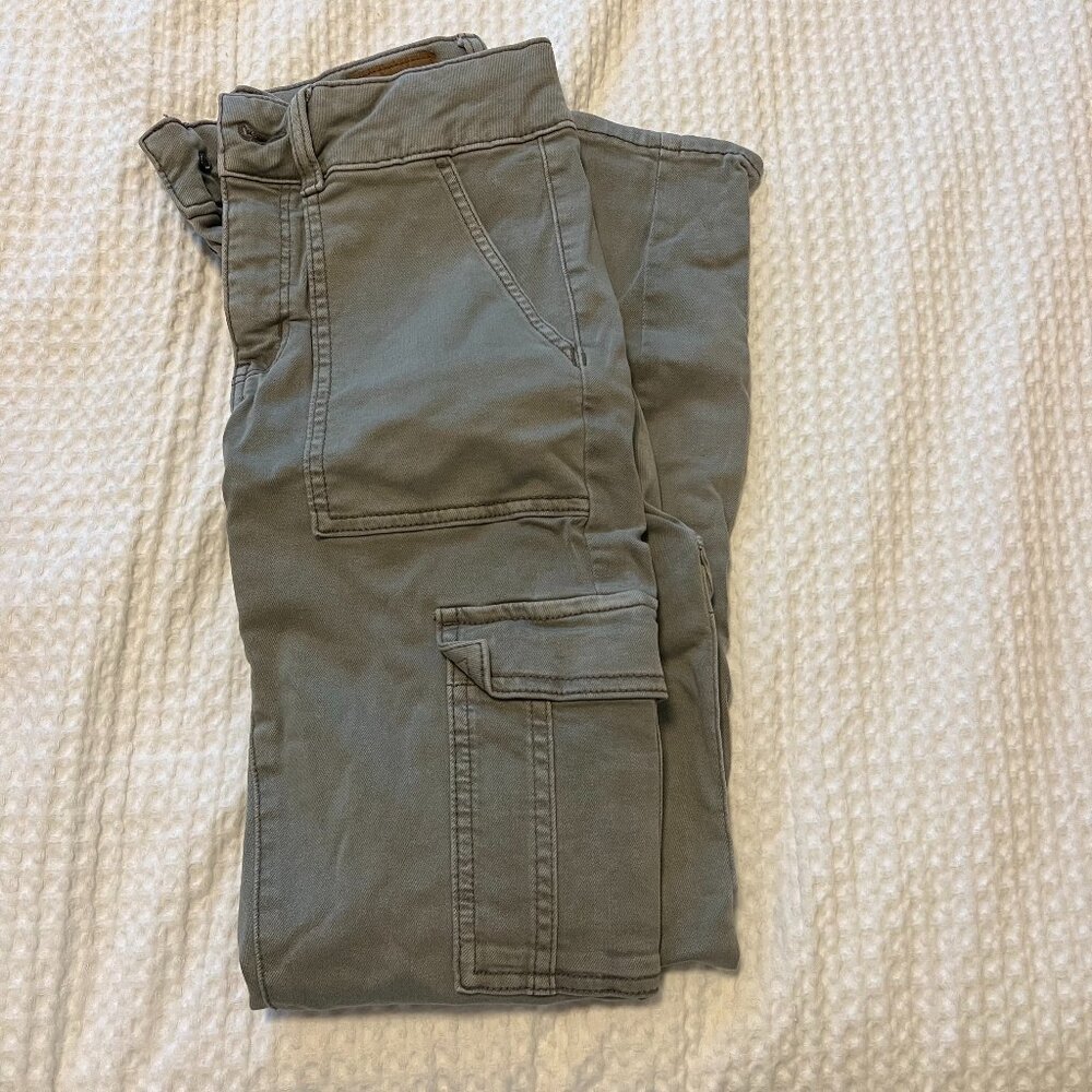 Green American Eagle Jeggings